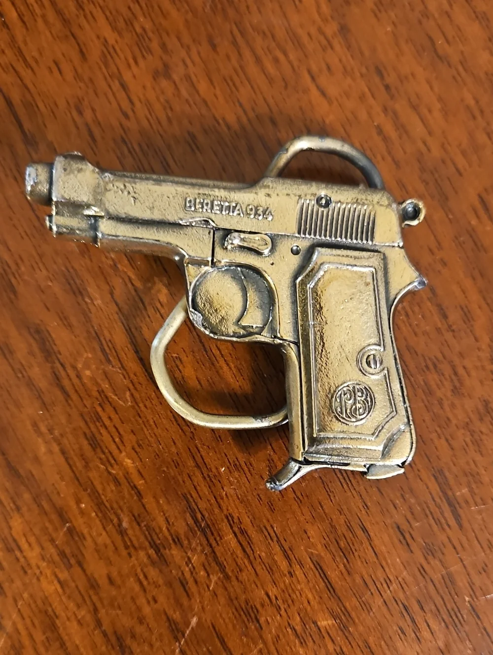 Vintage 1979 Beretta Pistol Belt Buckle